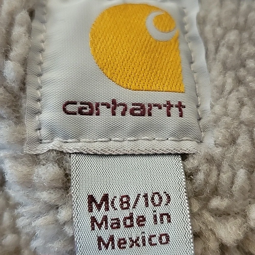 Carhartt  Women's Brown Sherpa-Lined Washed Duck Vest - Picture 5 of 16